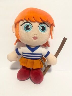 One Piece Nami Collectible Anime Manga Plush PhatMojo Netflix 7” Soft Doll Toy